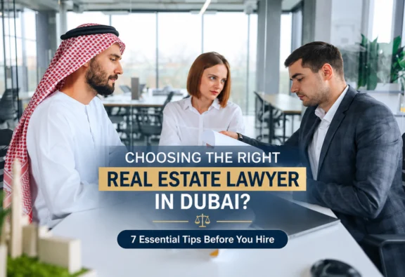 How to Choose the Right Real Estate Lawyer in Dubai